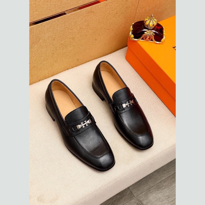 H**mes leather shoes